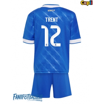 Real Madrid Alexander-Arnold #12 Echipament de Fotbal Replică 2025-26 Copii Treilea (+ Șorturi)